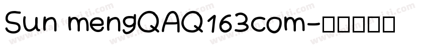 Sun mengQAQ163com字体转换